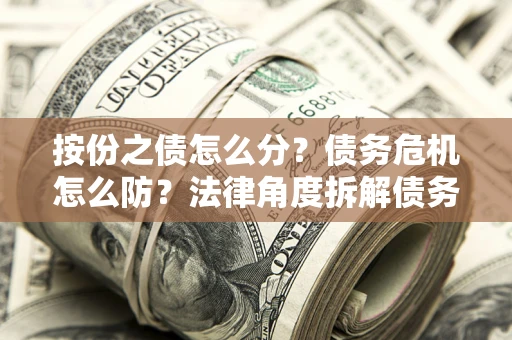 武汉按份之债怎么分？债务危机怎么防？法律角度拆解债务分配与风险自保指南