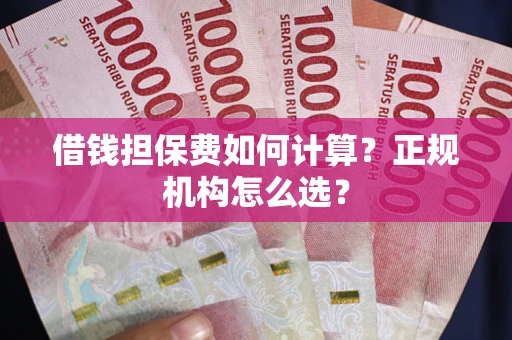 武汉借钱担保费如何计算？正规机构怎么选？