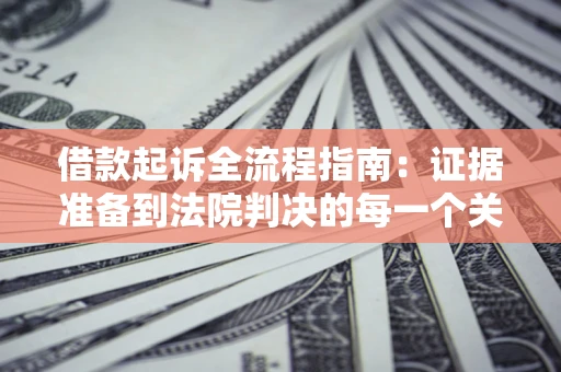 武汉借款起诉全流程指南：证据准备到法院判决的每一个关键步骤