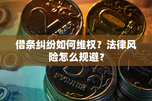 武汉借条纠纷如何维权？法律风险怎么规避？