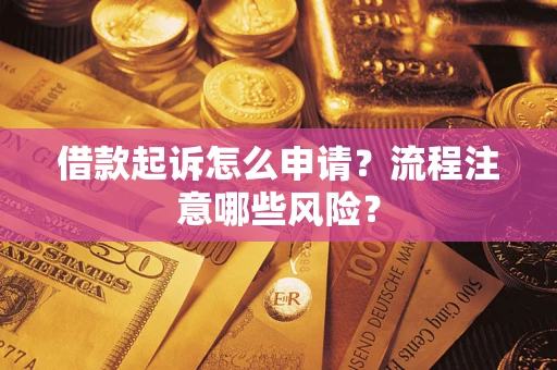 武汉借款起诉怎么申请？流程注意哪些风险？