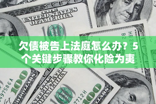 武汉欠债被告上法庭怎么办？5个关键步骤教你化险为夷